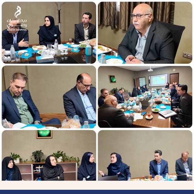 بازدید ارزیابان اداره کار از بیمارستان رضوی برای جشنواره امتنان