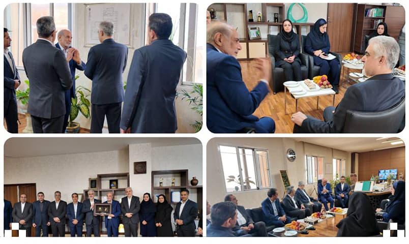 دیدار مدیران بانک صادرات و مدیر عامل محترم بیمارستان رضوی.